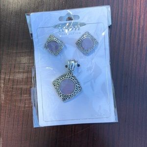 Icon collection ear ring and necklace pendant